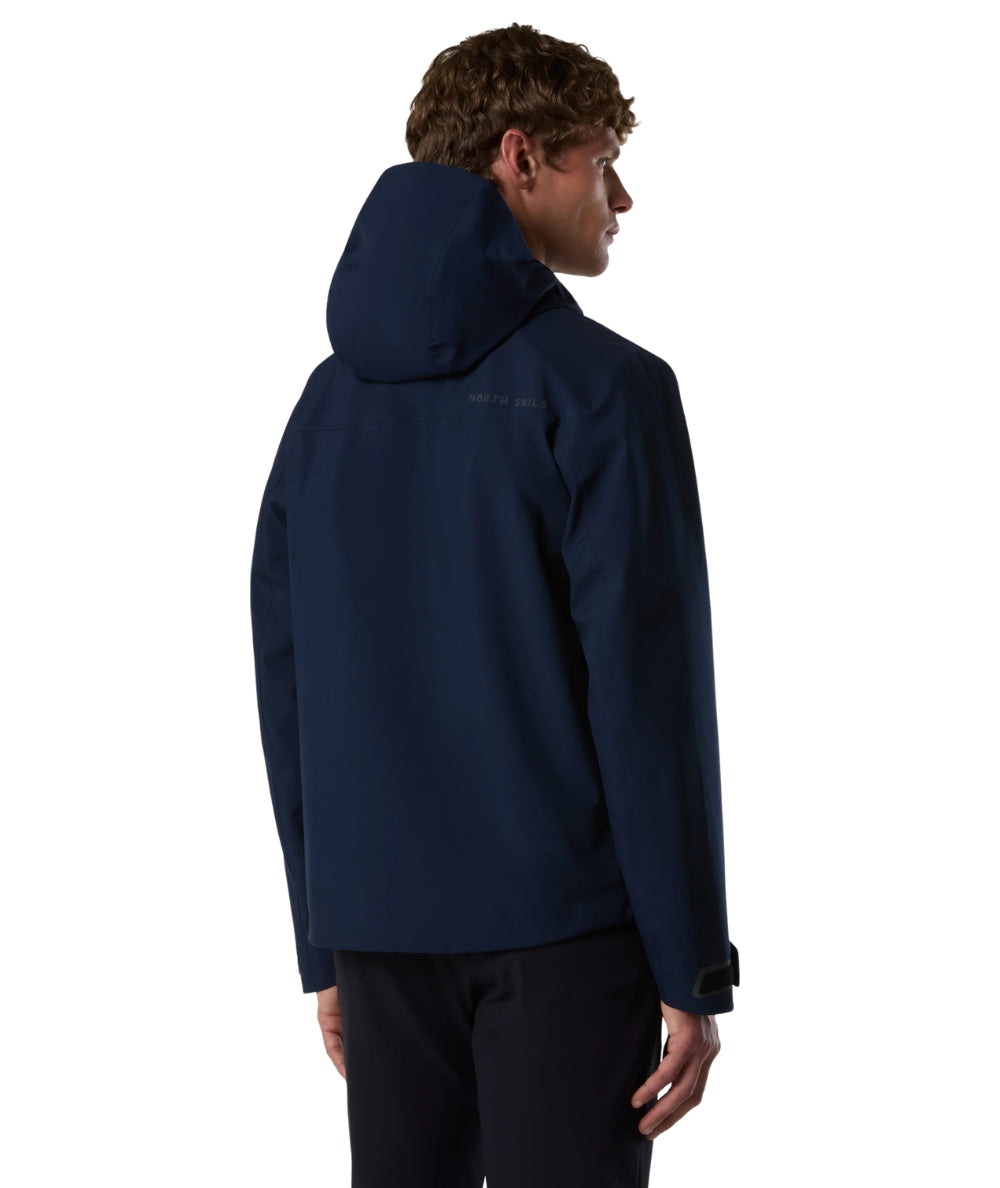 North Sails Giacca con Tasche Edge Tech Sailor 603406_000 Blu Navy