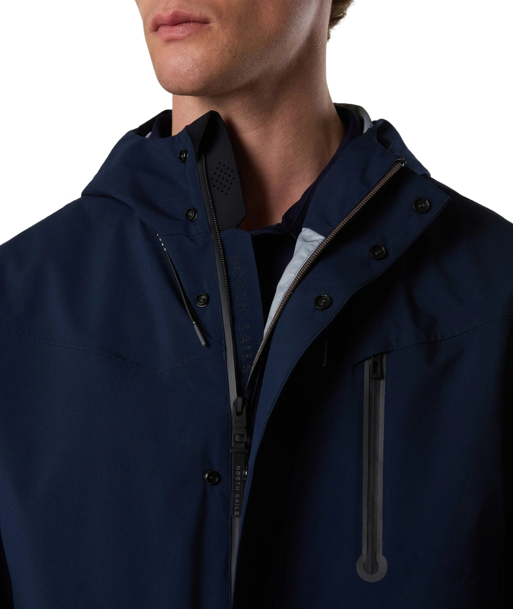 North Sails Giacca con Tasche Edge Tech Sailor 603406_000 Blu Navy