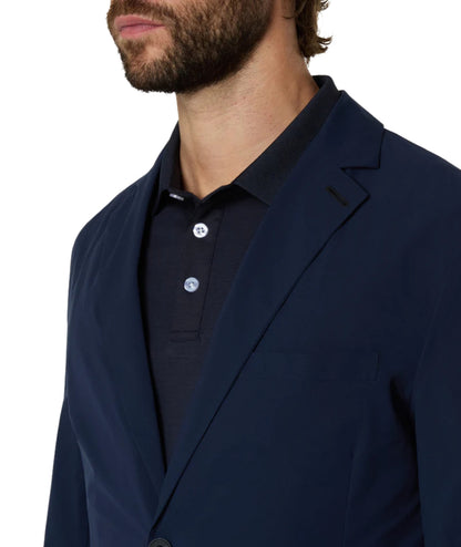 North Sails Giacca con Tasche in Solotex Blazer Windflex 603413_000 Blu Navy