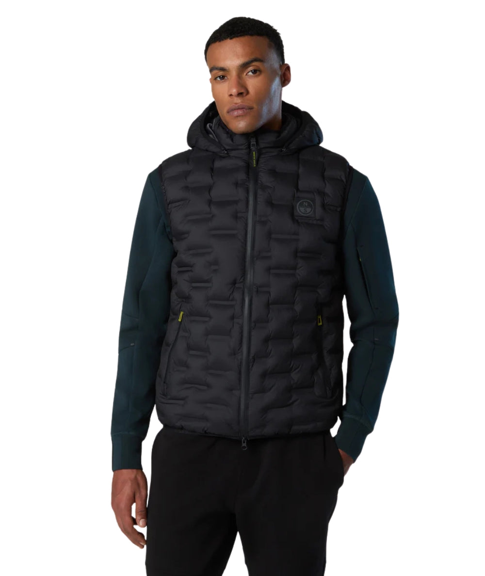 North Sails Gilet Trapuntatura a Laser 603369_000 Nero