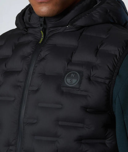 North Sails Gilet Trapuntatura a Laser 603369_000 Nero