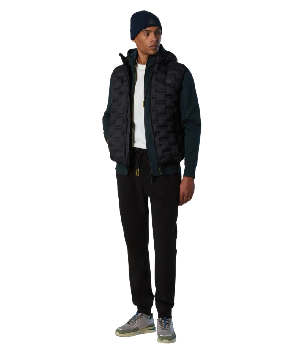 North Sails Gilet Trapuntatura a Laser 603369_000 Nero