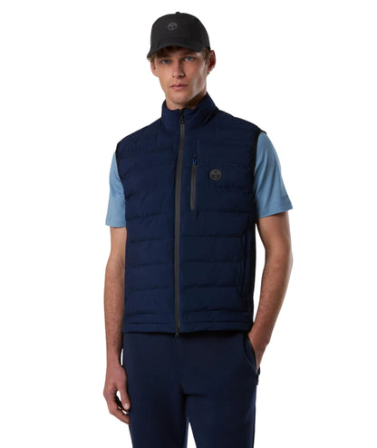 North Sails Gilet con Tasche Tiburon 603405_000 Blu Navy