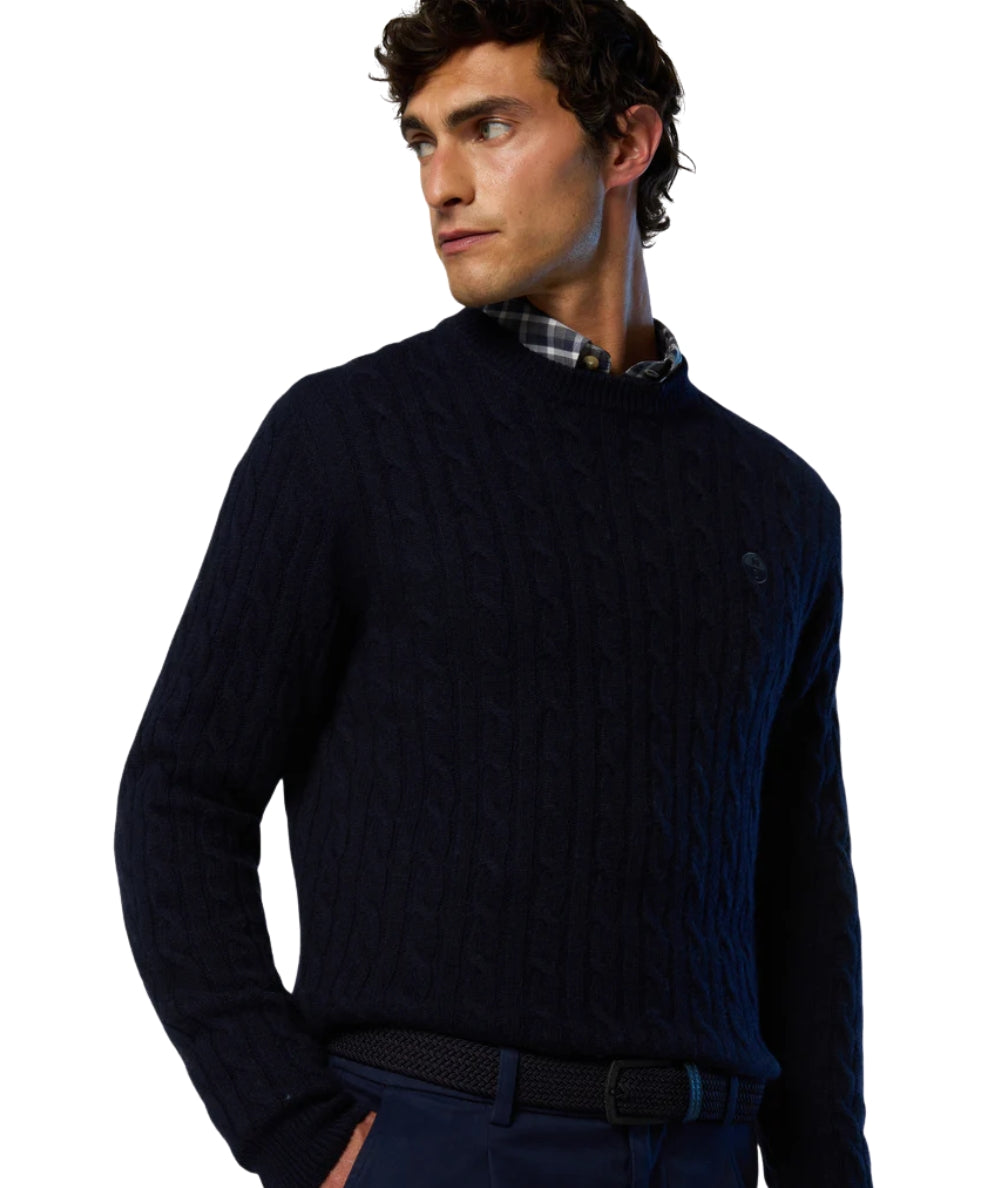 North Sails Maglione Girocollo 699145_000 Blu Navy
