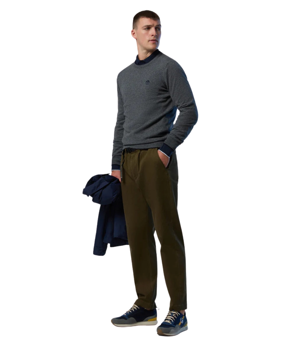 North Sails Maglione Girocollo 699775_000 Grigio