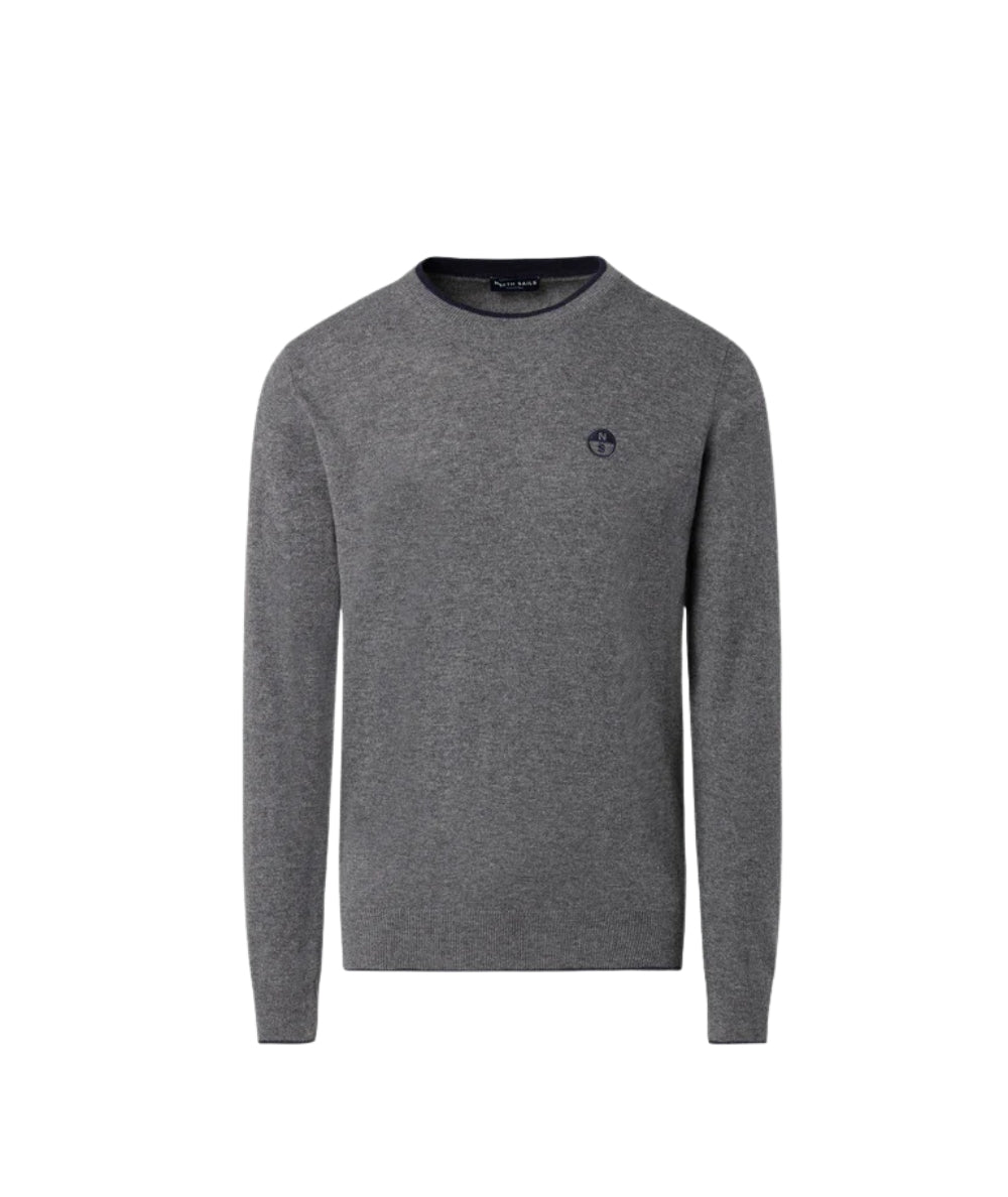 North Sails Maglione Girocollo 699775_000 Grigio