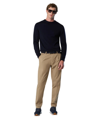 North Sails Maglione Girocollo Lana Merino 699156.000 Blu Navy