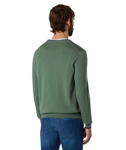 North Sails Maglione in Cotone con Logo 699227_000 Verde