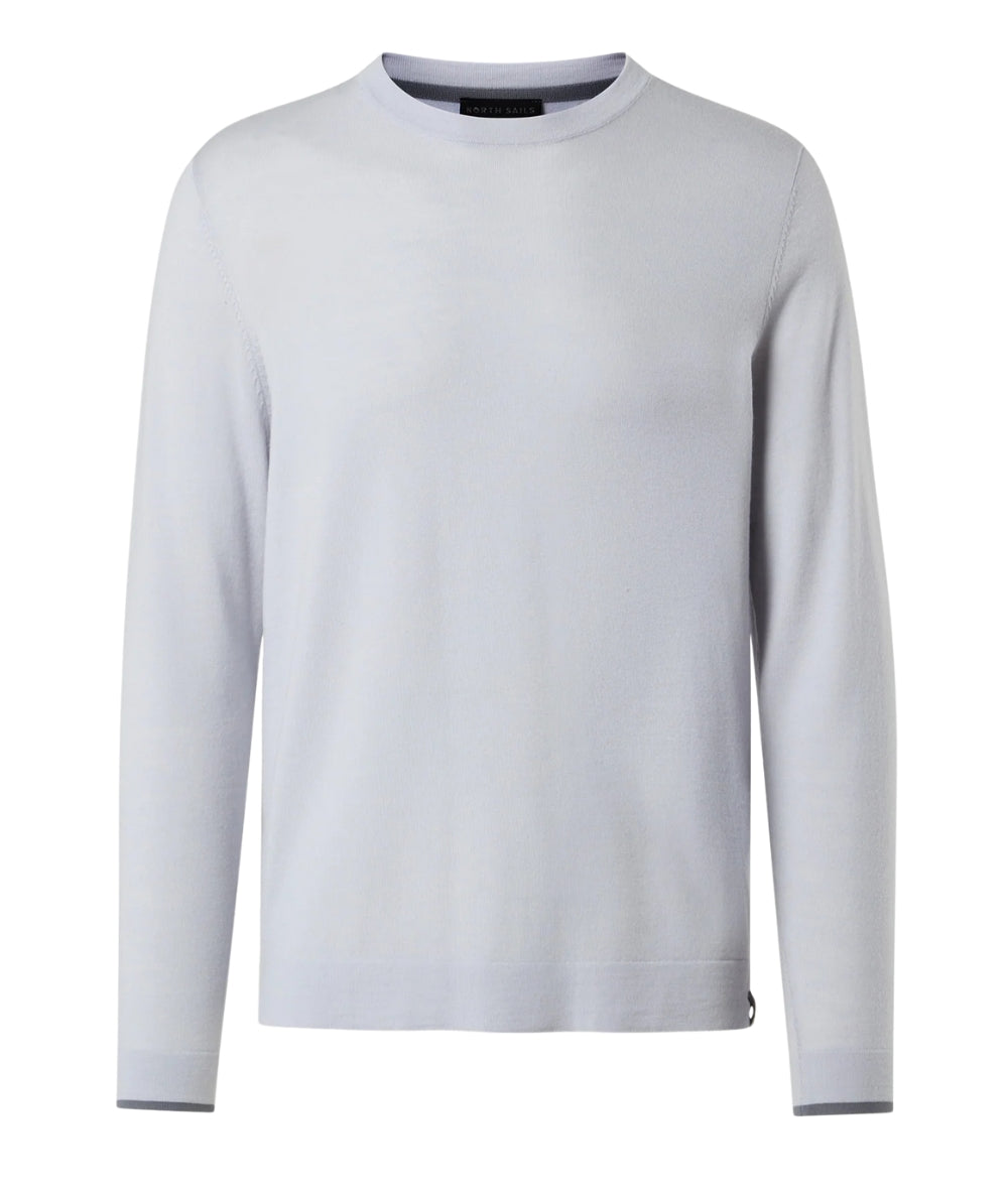 North Sails Maglione in Lana con Spacchi 699218.000 Grigio