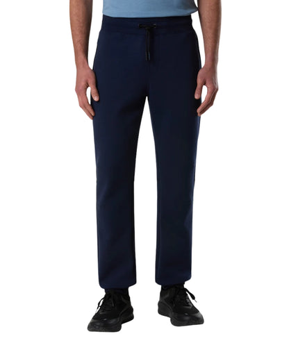 North Sails Pantaloni con Tasche in Felpa 673255_000 Blu Navy