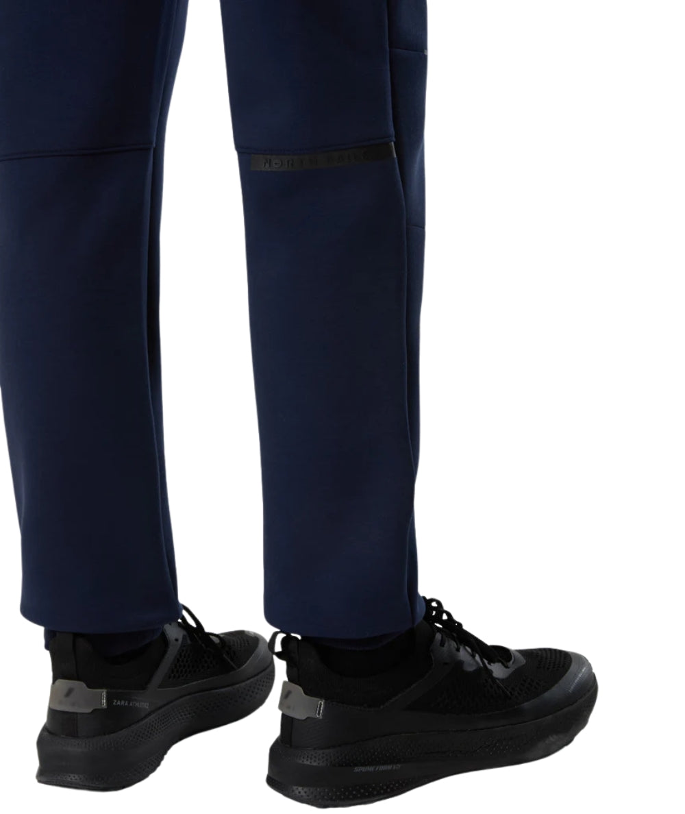 North Sails Pantaloni con Tasche in Felpa 673255_000 Blu Navy