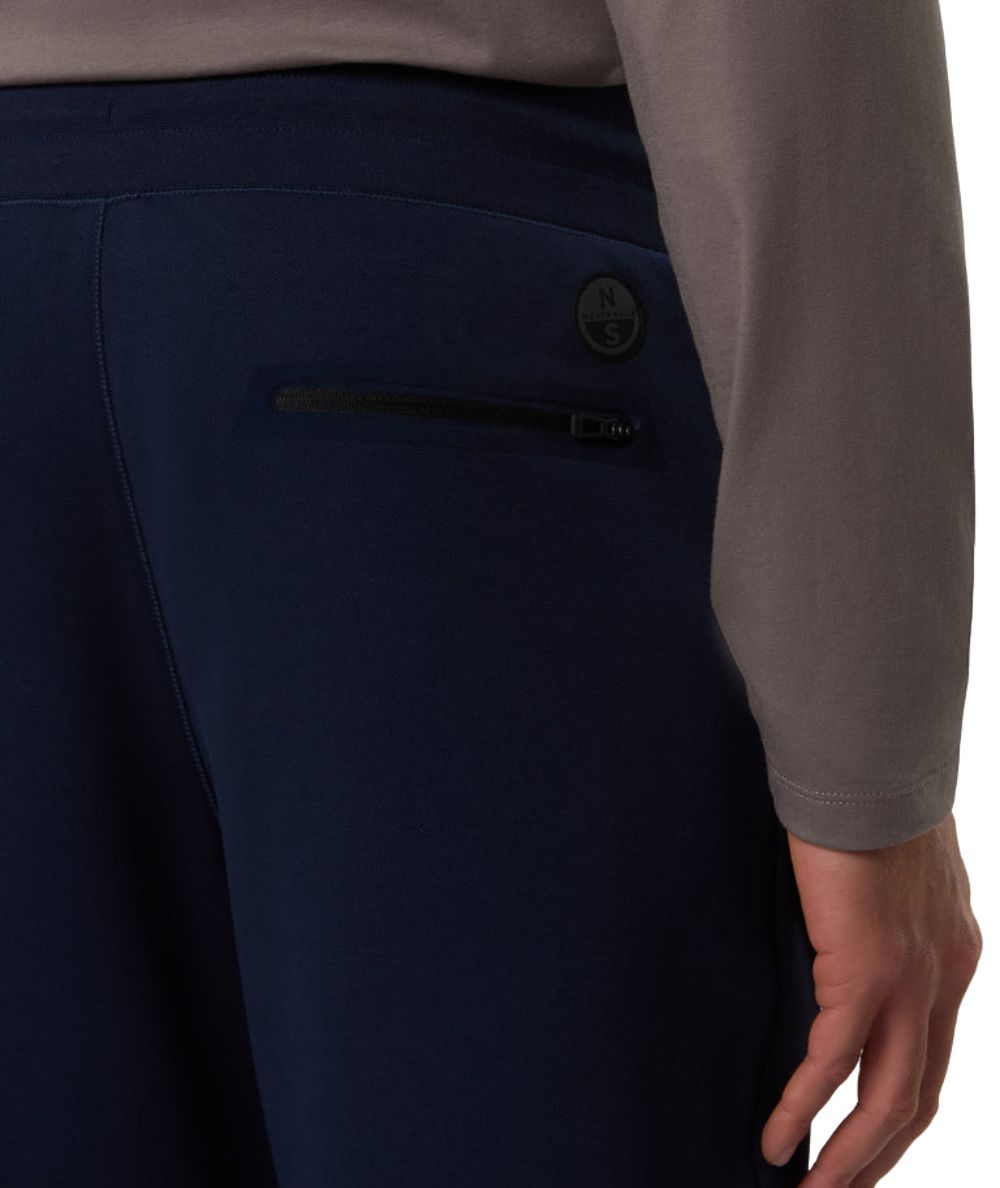North Sails Pantaloni in Piquè Scuba 673064_000 Blu Navy