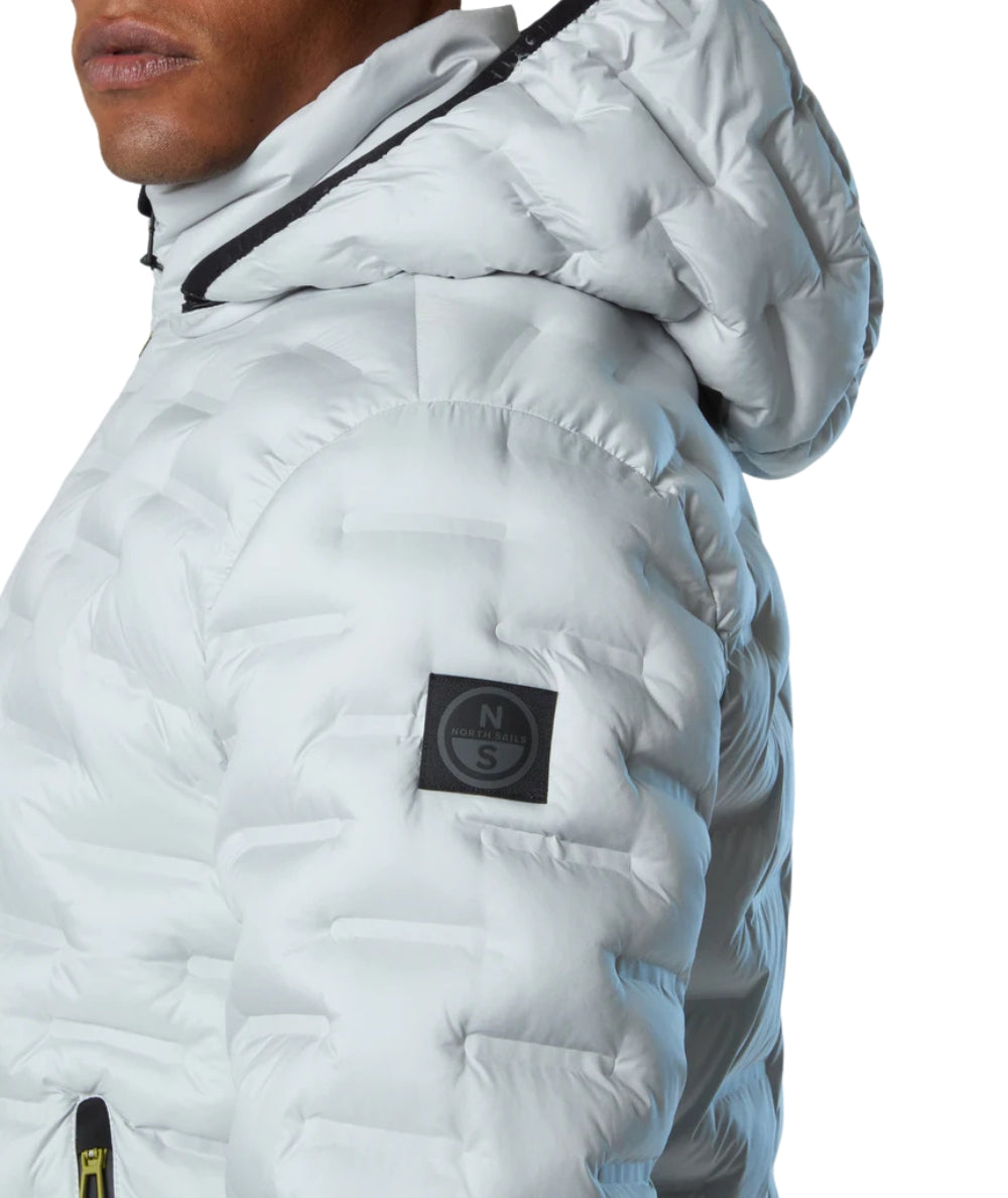 North Sails Piumino con Trapuntatura Laser  603370_000 Grigio