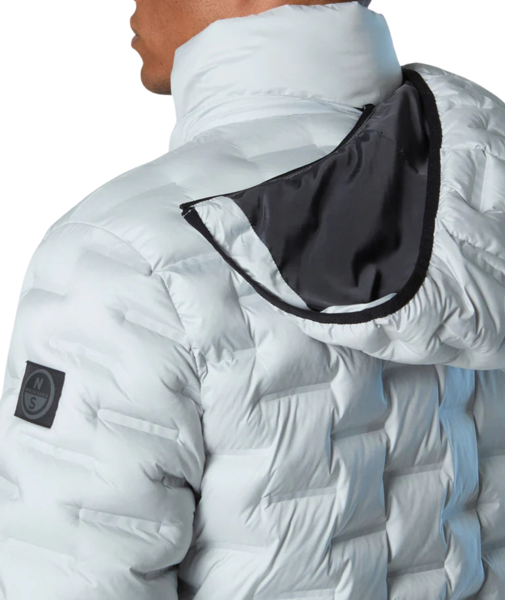 North Sails Piumino con Trapuntatura Laser  603370_000 Grigio