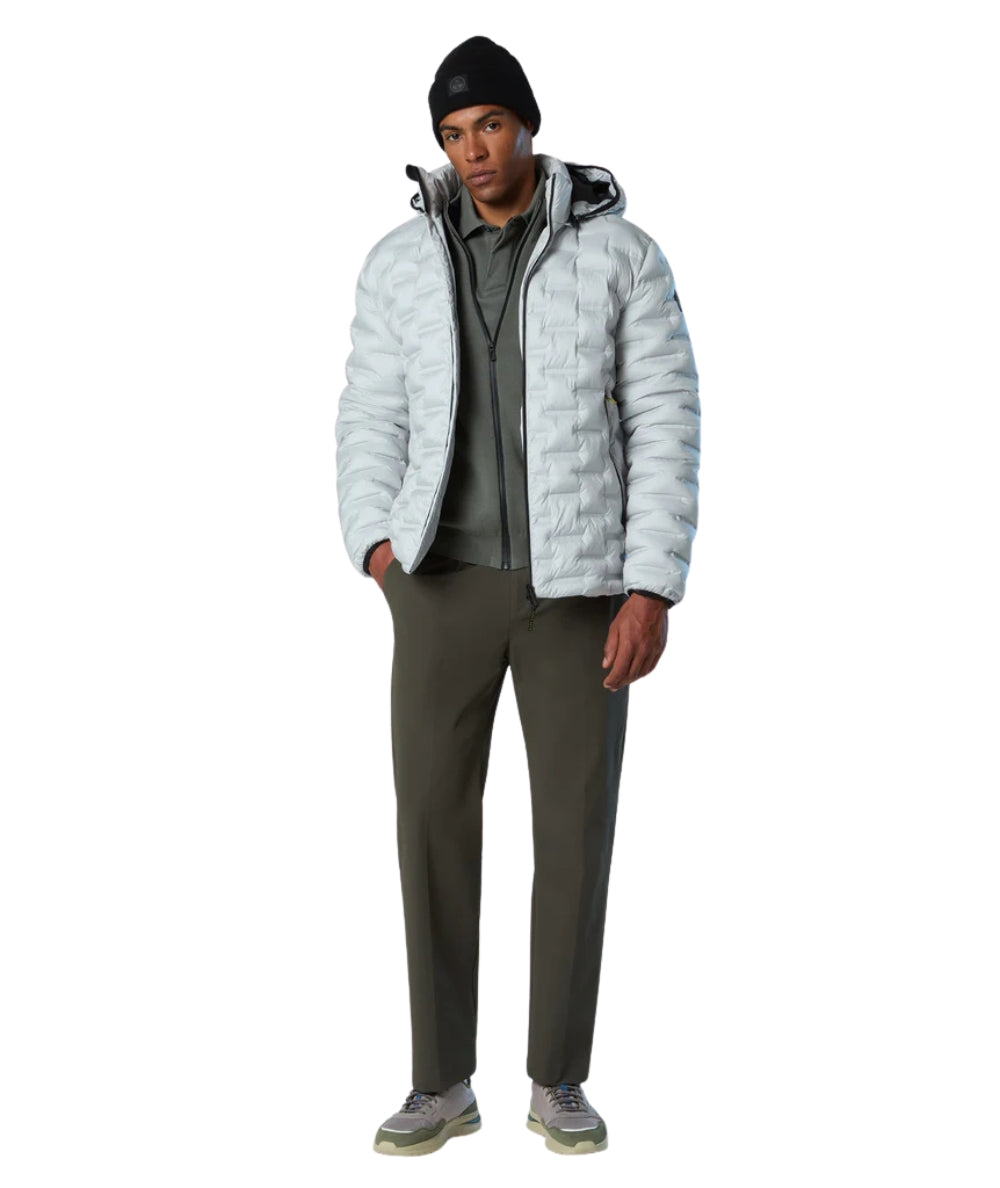North Sails Piumino con Trapuntatura Laser  603370_000 Grigio