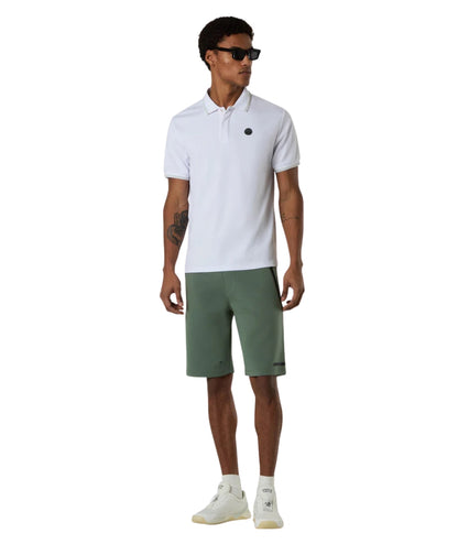 North Sails Polo con Logo in Piquet 692711_000 Bianco