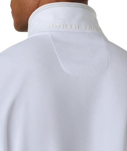 North Sails Polo con Logo in Piquet 692711_000 Bianco