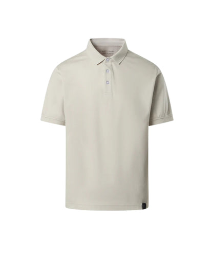 North Sails Polo con Maniche Corte in Jersey 692725_000 Grigio