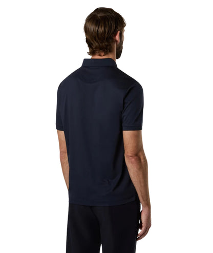 North Sails Polo con Maniche Corte in Jesrey 692725_000 Blu Navy