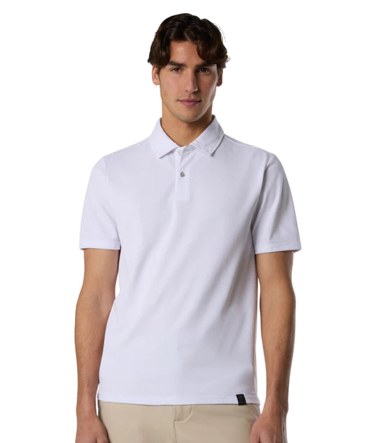 North Sails Polo con Maniche Corte in Piquet 692714_000 Bianco