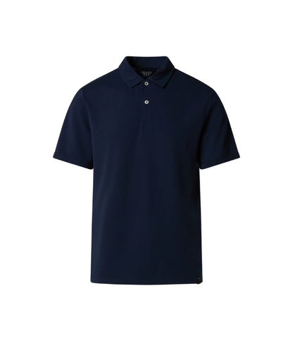 North Sails Polo con Maniche Corte in Piquet 692714_000 Blu Navy