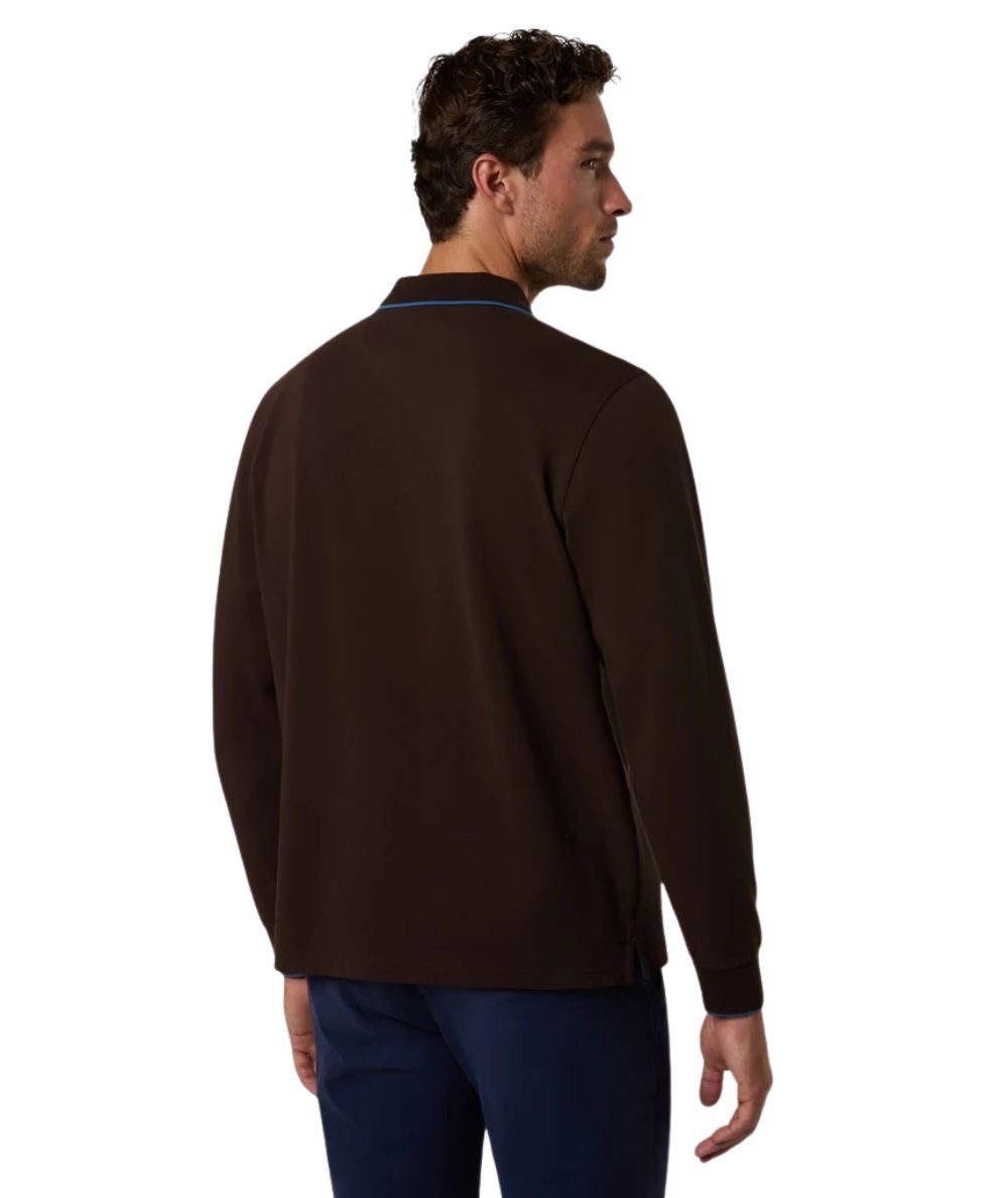 North Sails Polo in Cotone 692748_000 Marrone