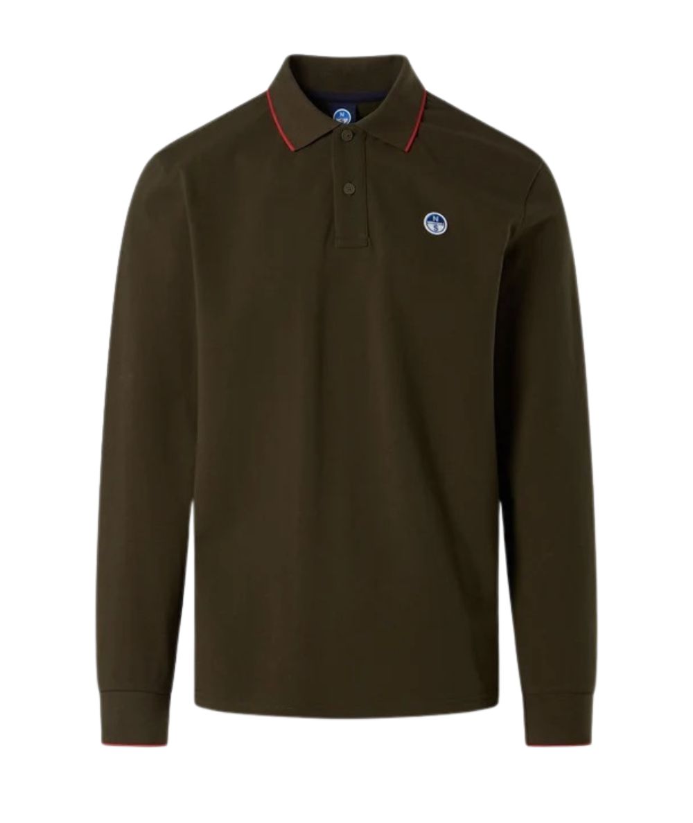 North Sails Polo in Cotone 692748_000 Verde