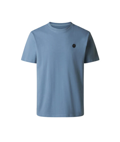 North Sails T-shirt con Logo in Jersey 693156_000 Azzurro Polvere