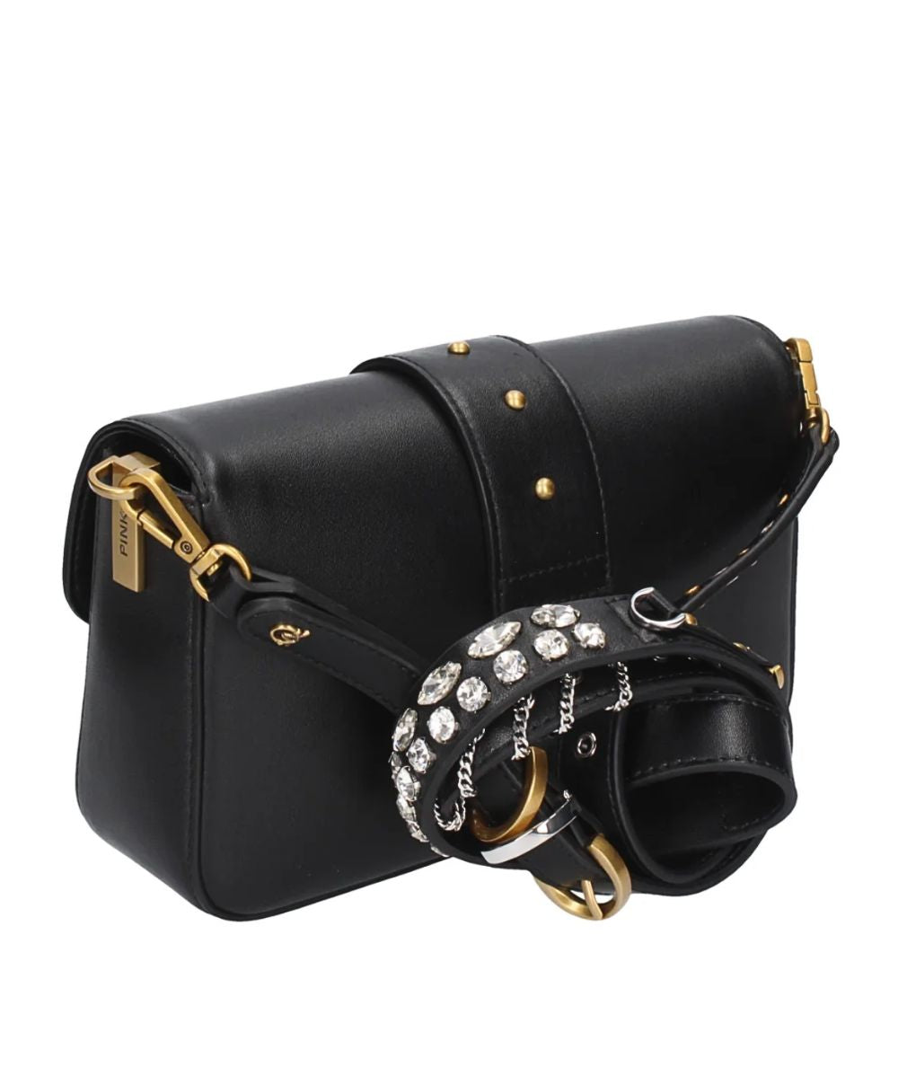 PINKO Borsa Love One Mini Slouchy 105824-A0QO Nero