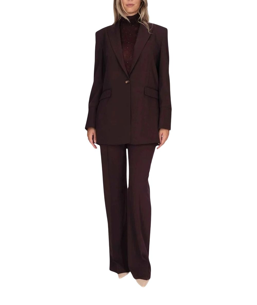 PINKO Blazer Monopetto Kamut 105663-A18E Bordeaux Scuro