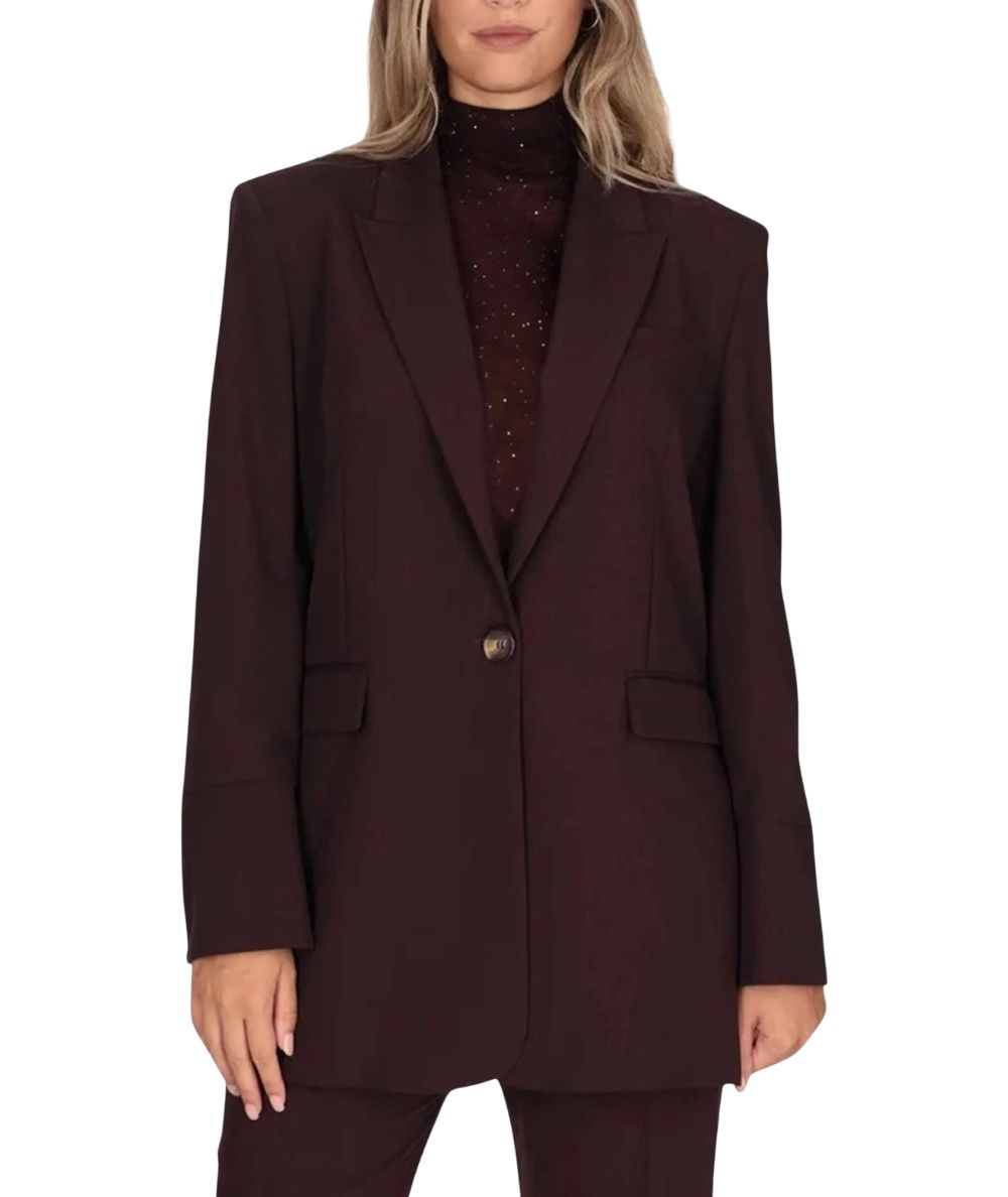 PINKO Blazer Monopetto Kamut 105663-A18E Bordeaux Scuro