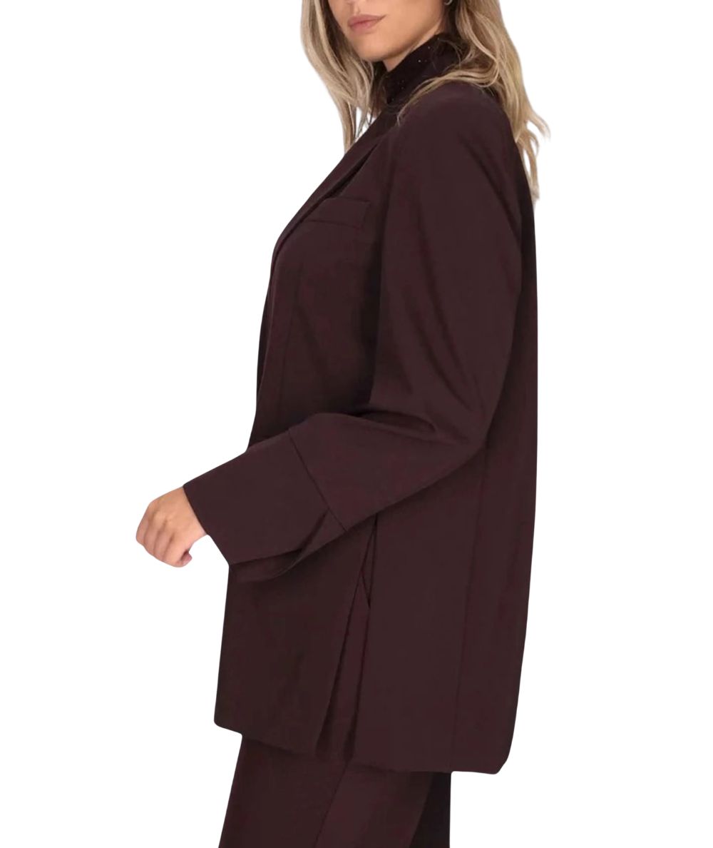 PINKO Blazer Monopetto Kamut 105663-A18E Bordeaux Scuro