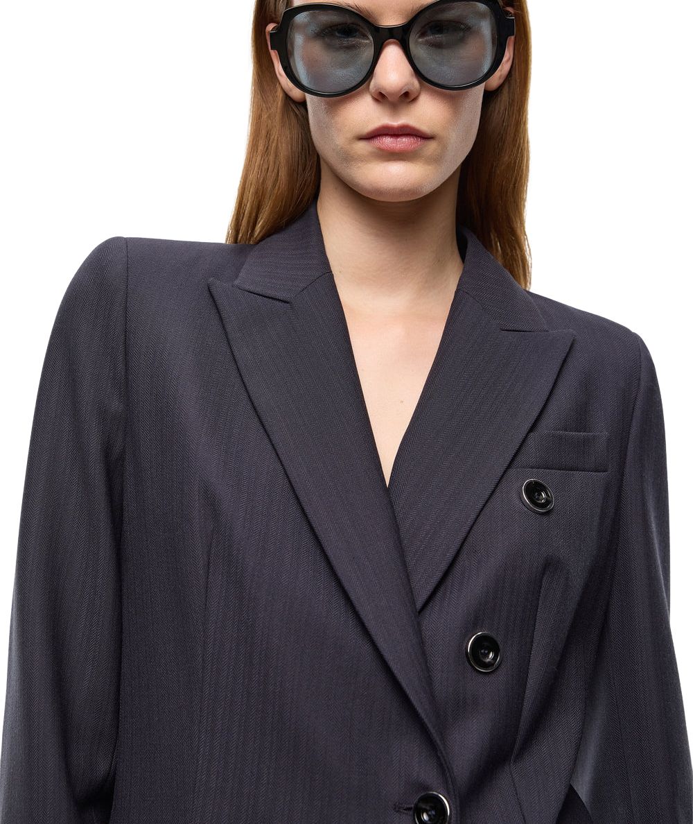 PINKO Blazer in Lana Slim Fit New Amalfi 107513-A3IF Blu