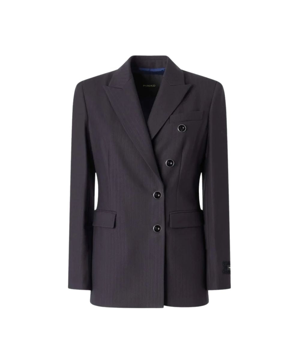 PINKO Blazer in Lana Slim Fit New Amalfi 107513-A3IF Blu