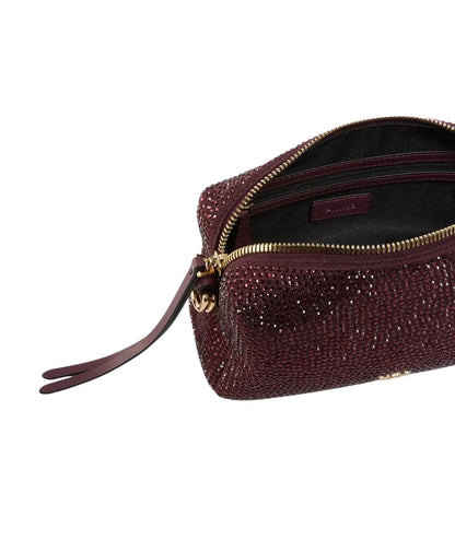 PINKO Borsa Bauletto Trittico Mini Full 106967-A3O8 Rosso Burgundy 