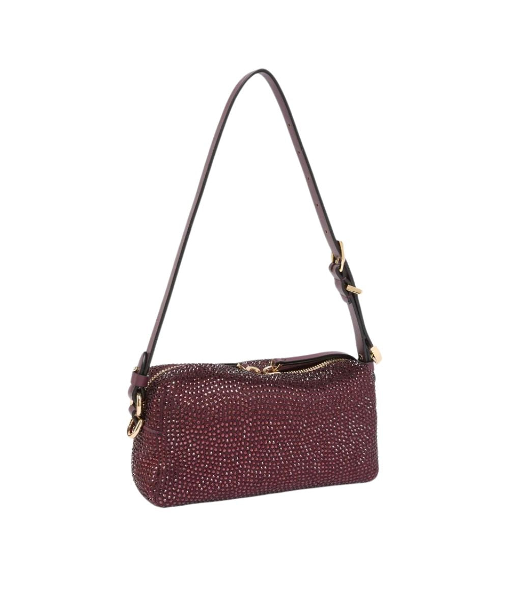 PINKO Borsa Bauletto Trittico Mini Full 106967-A3O8 Rosso Burgundy 