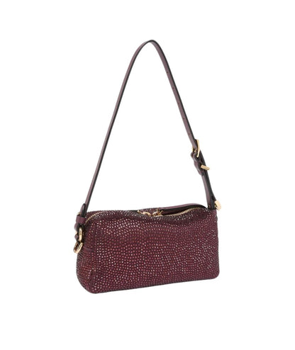 PINKO Borsa Bauletto Trittico Mini Full 106967-A3O8 Rosso Burgundy 
