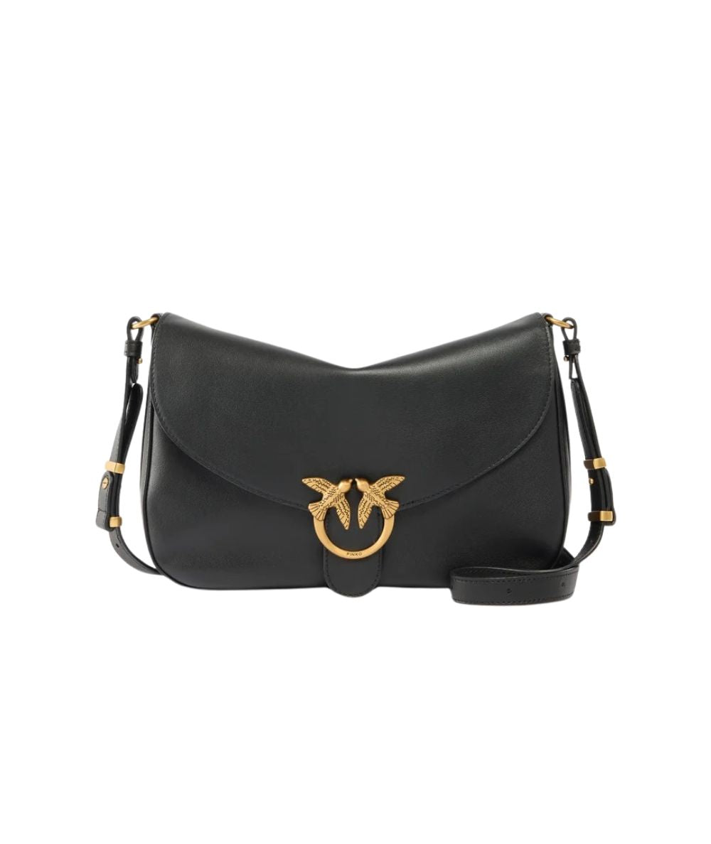 PINKO Borsa in Pelle Love Stachel Classic 107655-A0QO Nero