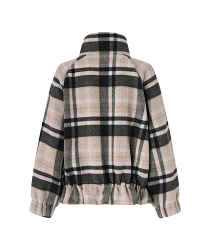 PINKO Caban Over con Motivo Check Borragine 107523-A3FW Multicolore
