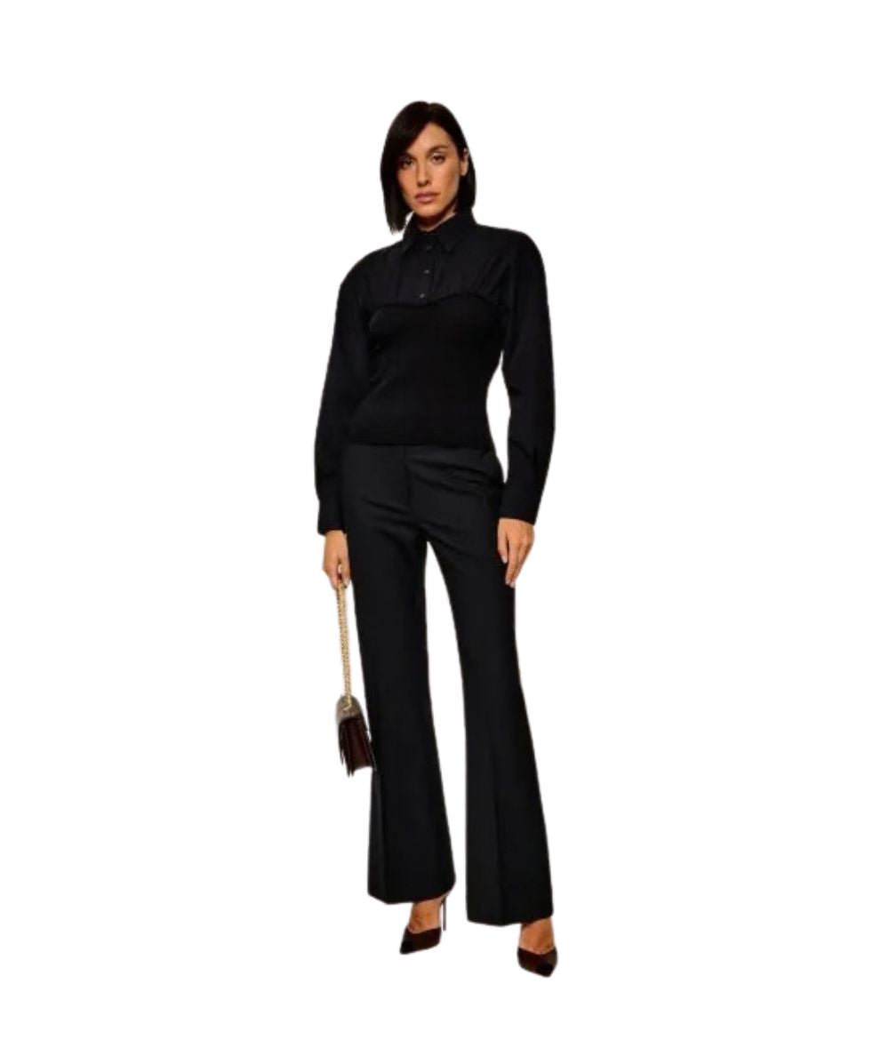 PINKO Camicia con corsetto Suzuki 107827-A3OL Nero