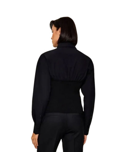 PINKO Camicia con corsetto Suzuki 107827-A3OL Nero