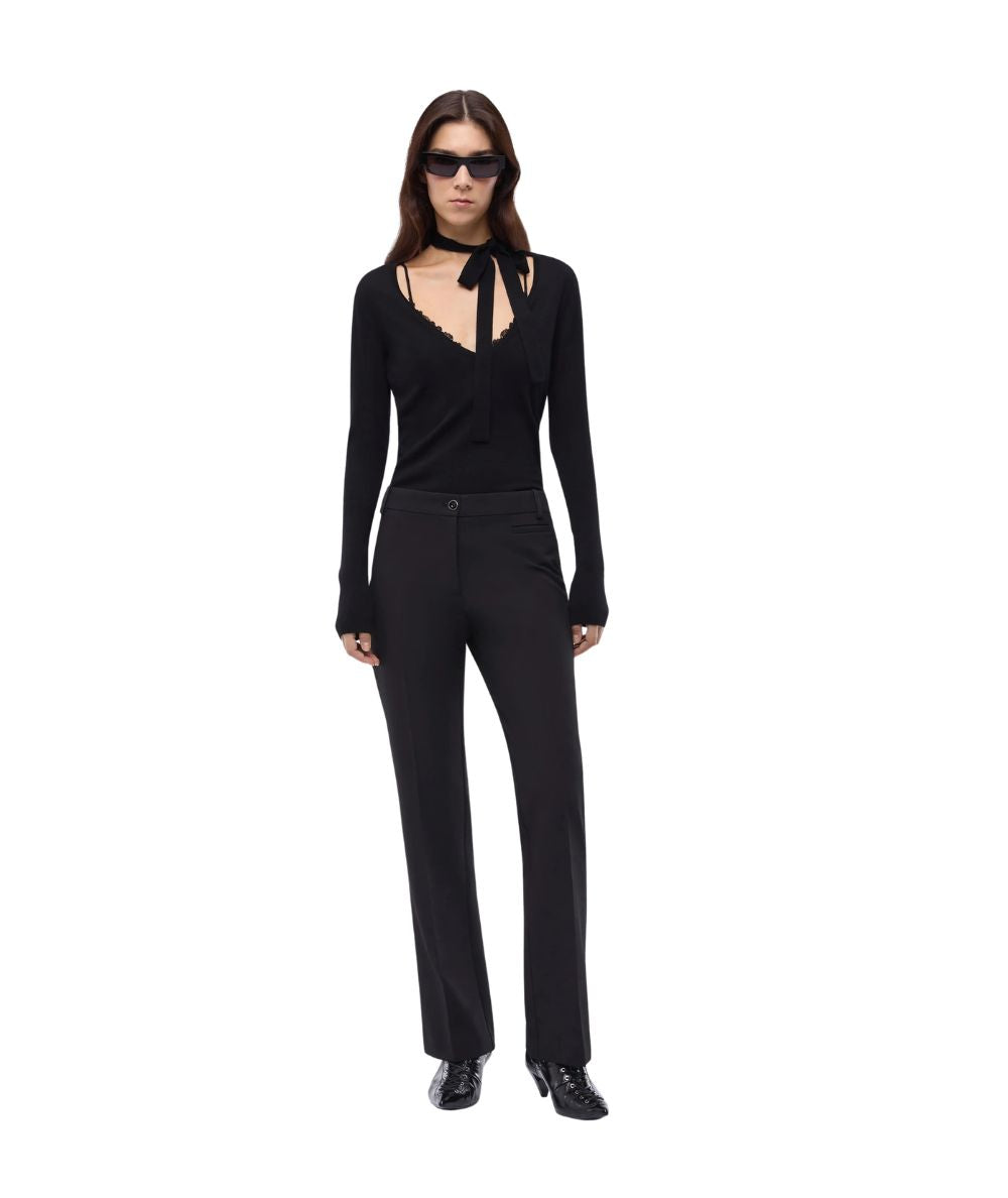 PINKO Maglia Lingerie Soffio 107775-A3O1 Nero