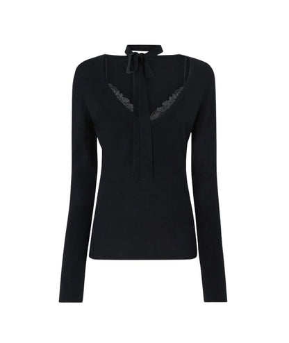 PINKO Maglia Lingerie Soffio 107775-A3O1 Nero