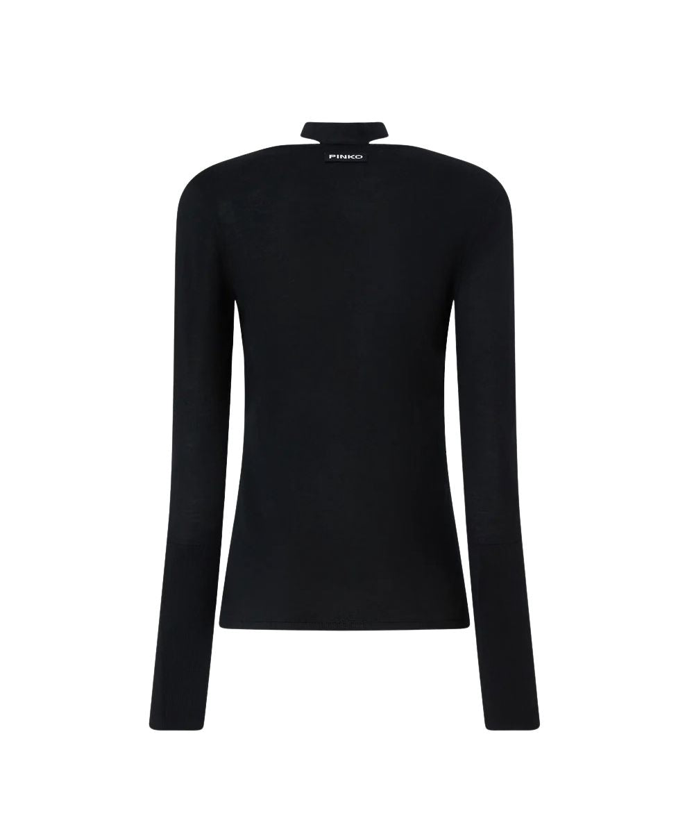 PINKO Maglia Lingerie Soffio 107775-A3O1 Nero