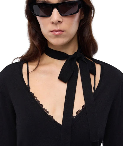 PINKO Maglia Lingerie Soffio 107775-A3O1 Nero