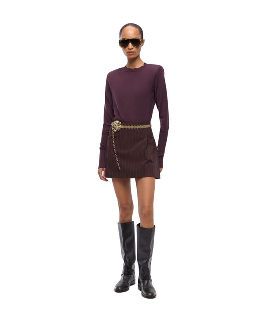 PINKO Maglia con Spalline Rimovibili Lubecca 107246-A3FY Viola