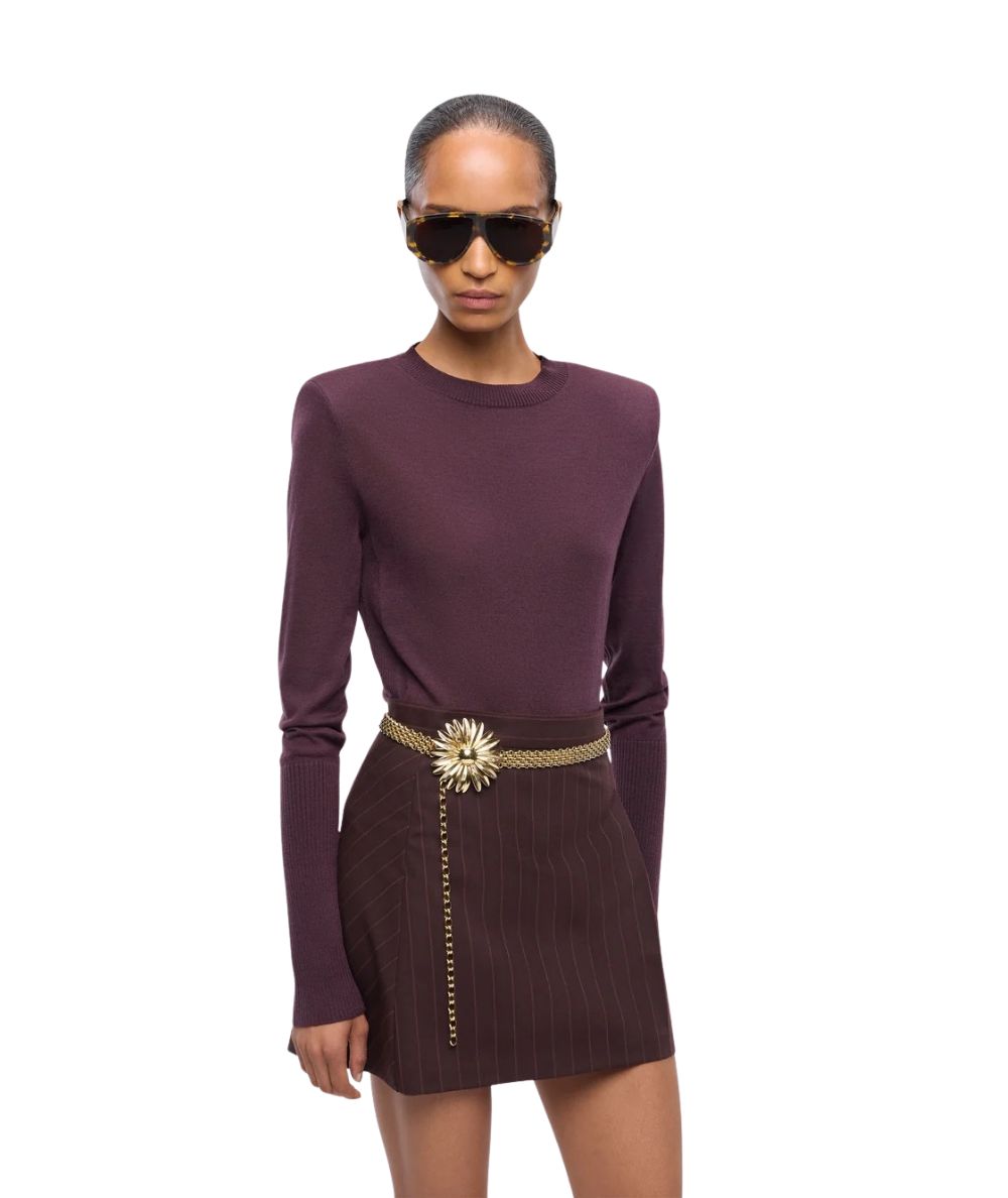 PINKO Maglia con Spalline Rimovibili Lubecca 107246-A3FY Viola