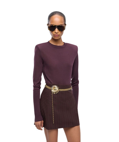 PINKO Maglia con Spalline Rimovibili Lubecca 107246-A3FY Viola