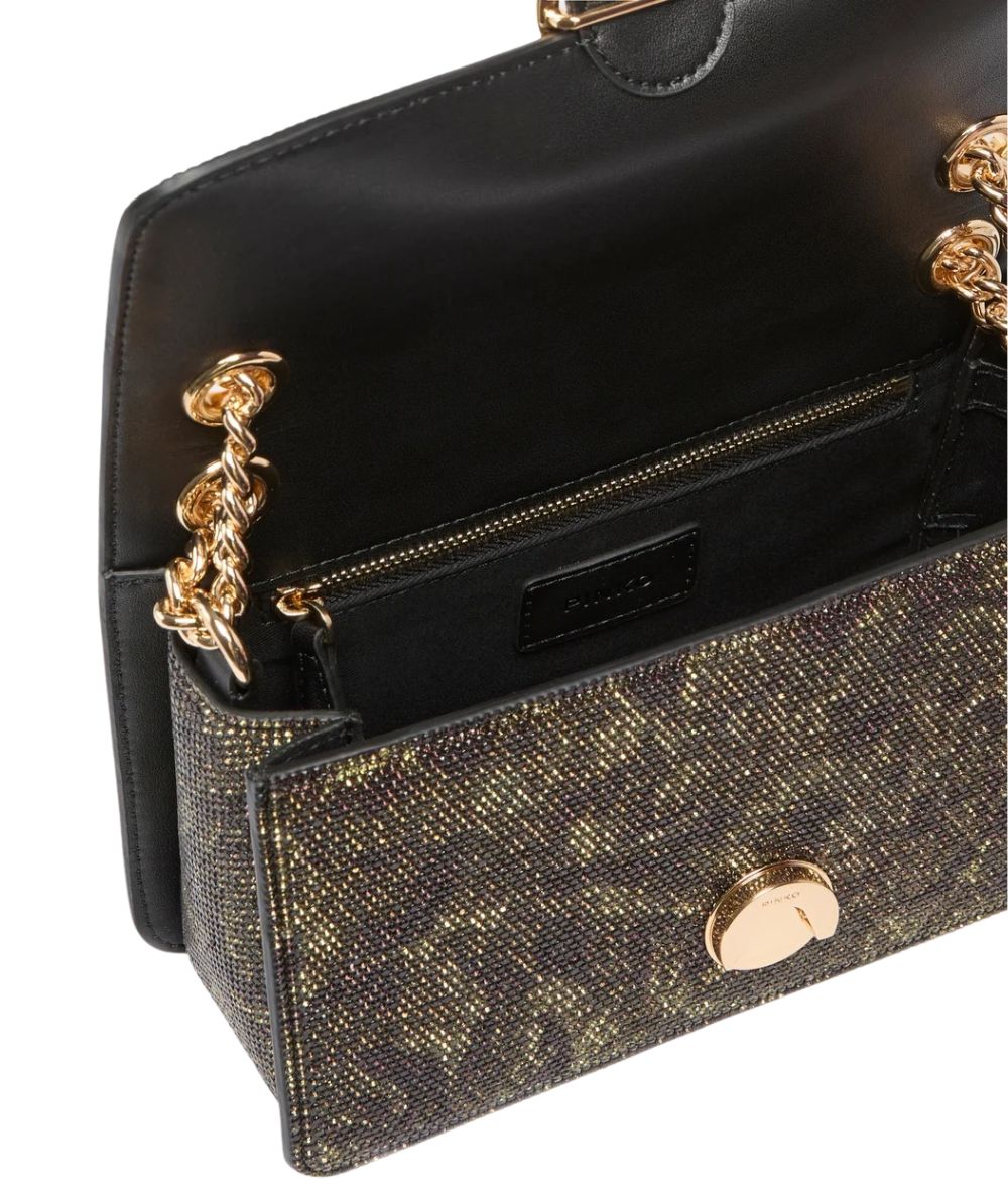 PINKO Mini Borsa Love One Mn Light Dc Smll 107675-A3LL Verde MIlitare