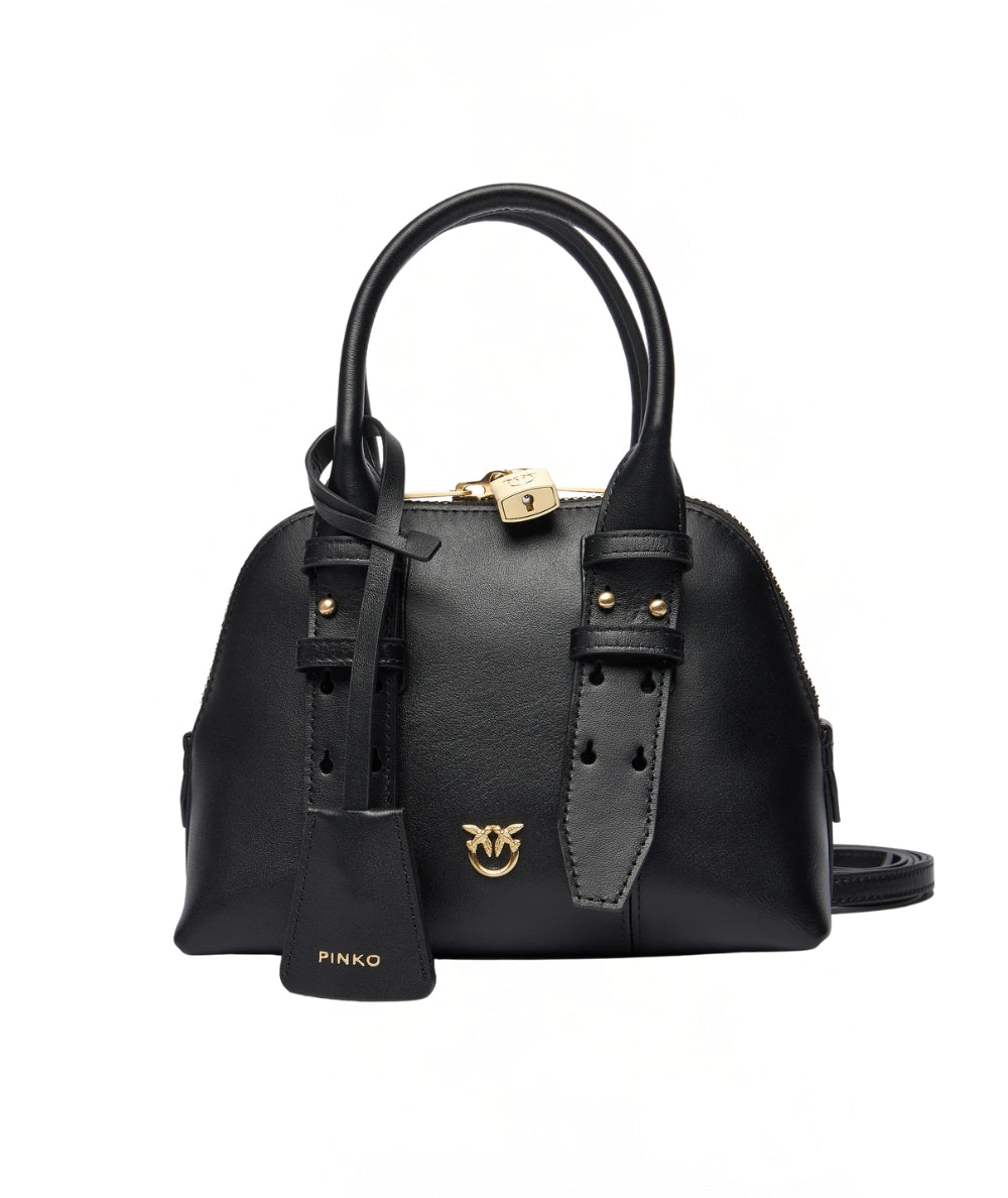 ぴーこ PINKO Mini Bowling Bag Zip 105333-A0Q Black – Caneva '937